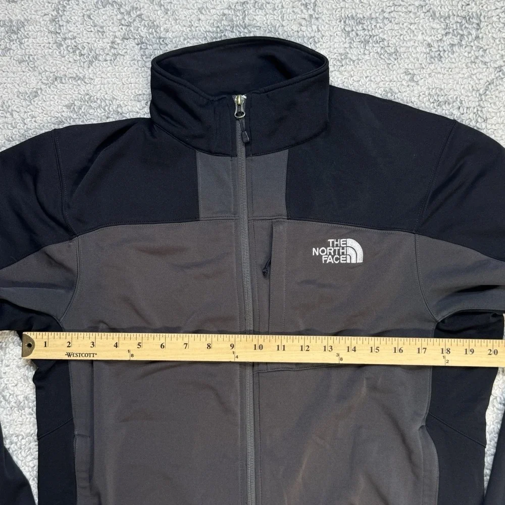 The North Face Jacket‎ Black Grey Zip TKA Stretch Outerwear Men's *No Size Tag*